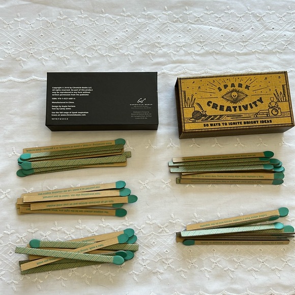 Chronicle Books Other - Spark Creativity Faux Matchstick Personal Inspiration Pursuits and Ideas